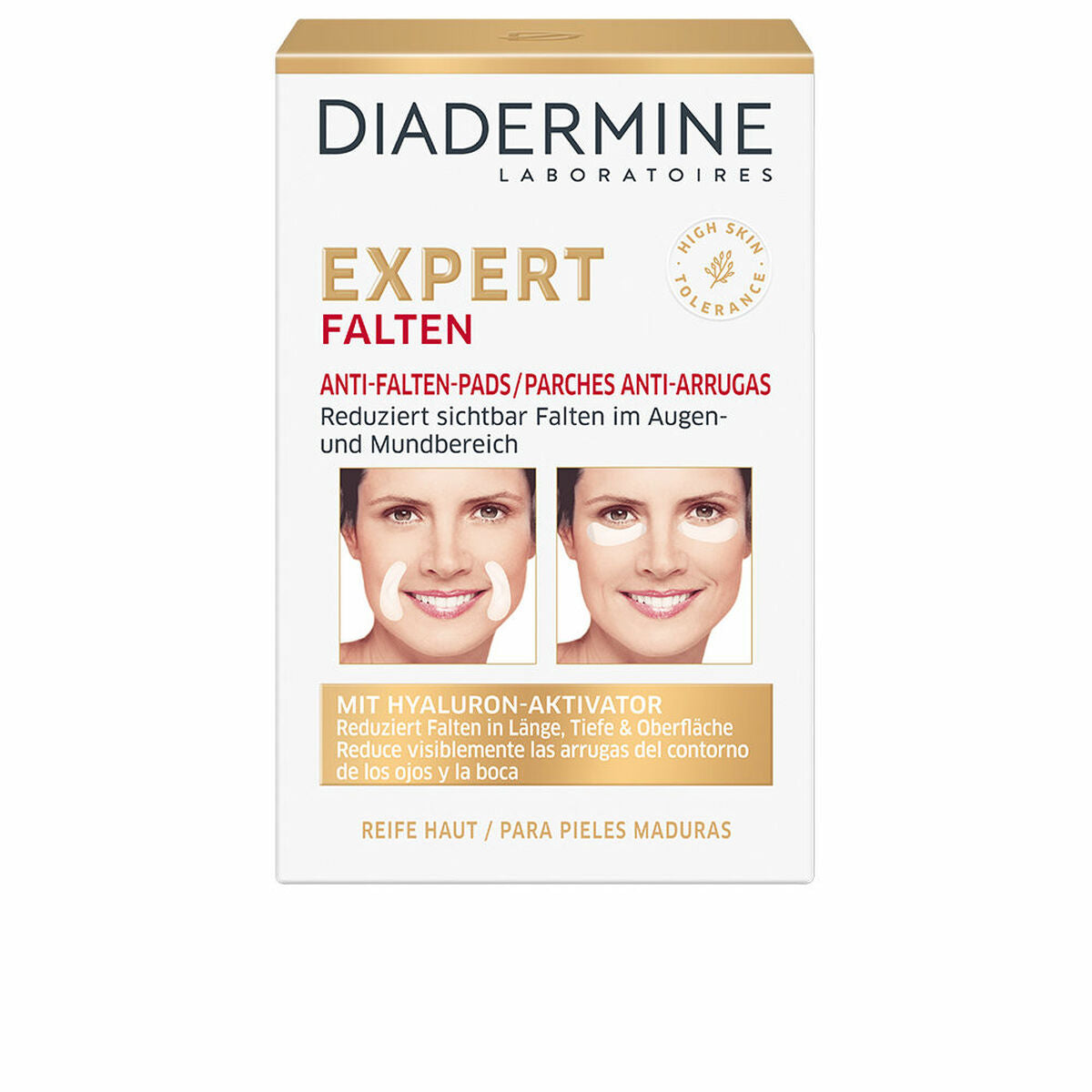 Cream for Eye Area Diadermine Expert Parches (6 Units) for Women skincare packaging
