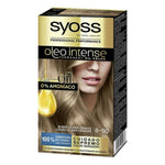 Permanent Dye Syoss Olio Intense Light Ash Blonde Nº 8,50 Platinum Blonde Nº 8.50-Rubio Ceniza for Women product packaging