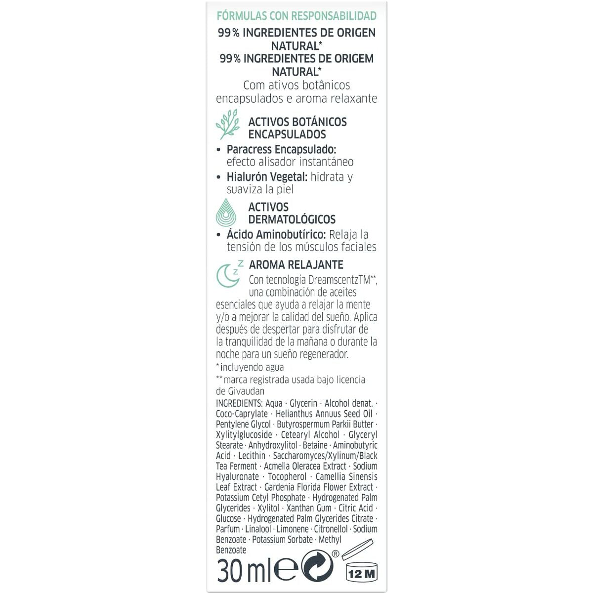Facial Serum Diadermine Lift Botology 30 ml serum bottle