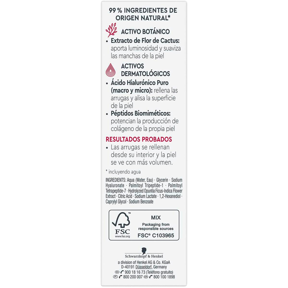 Facial Serum Diadermine Lift Super Filler 30 ml for Women serum bottle