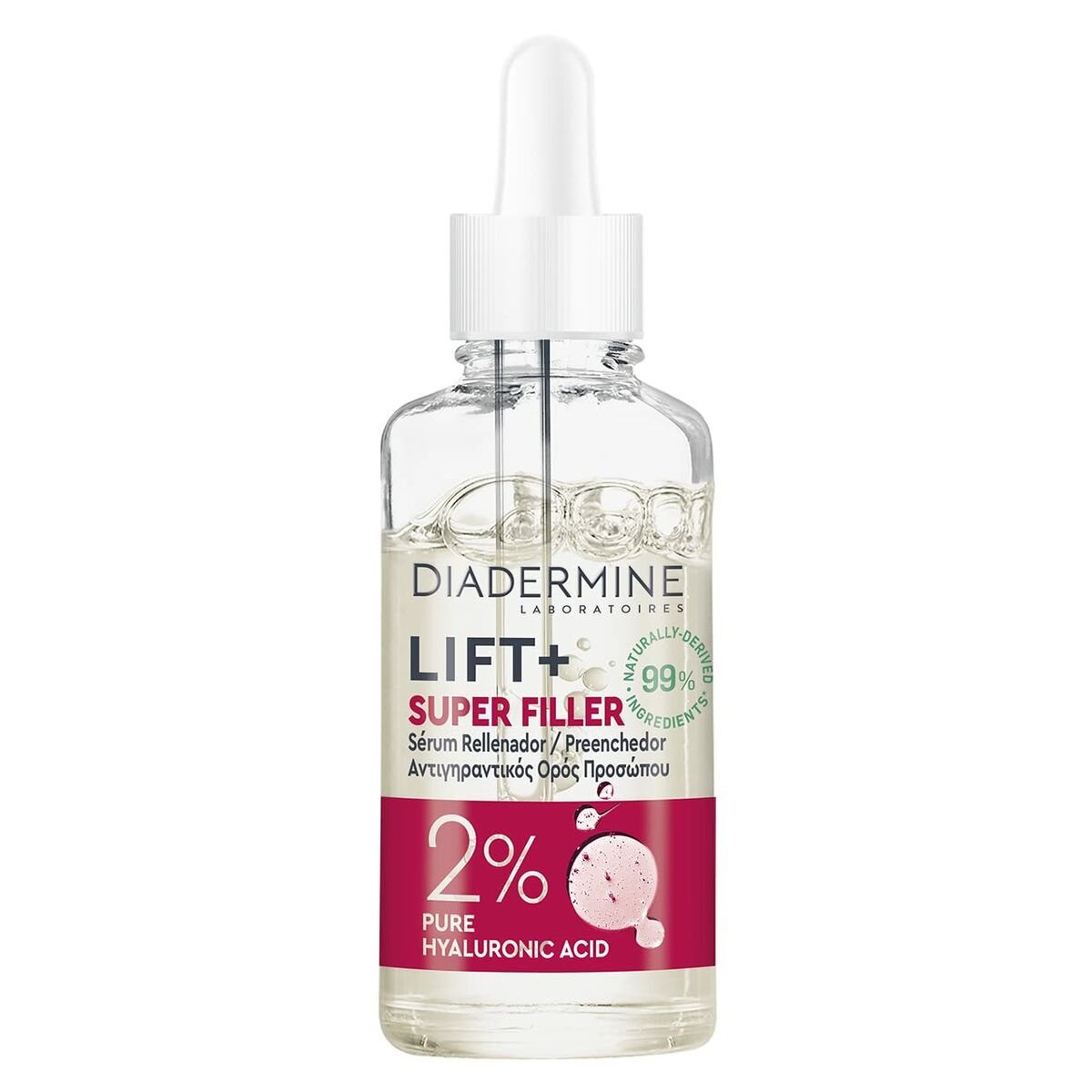 Facial Serum Diadermine Lift Super Filler 30 ml for Women serum bottle