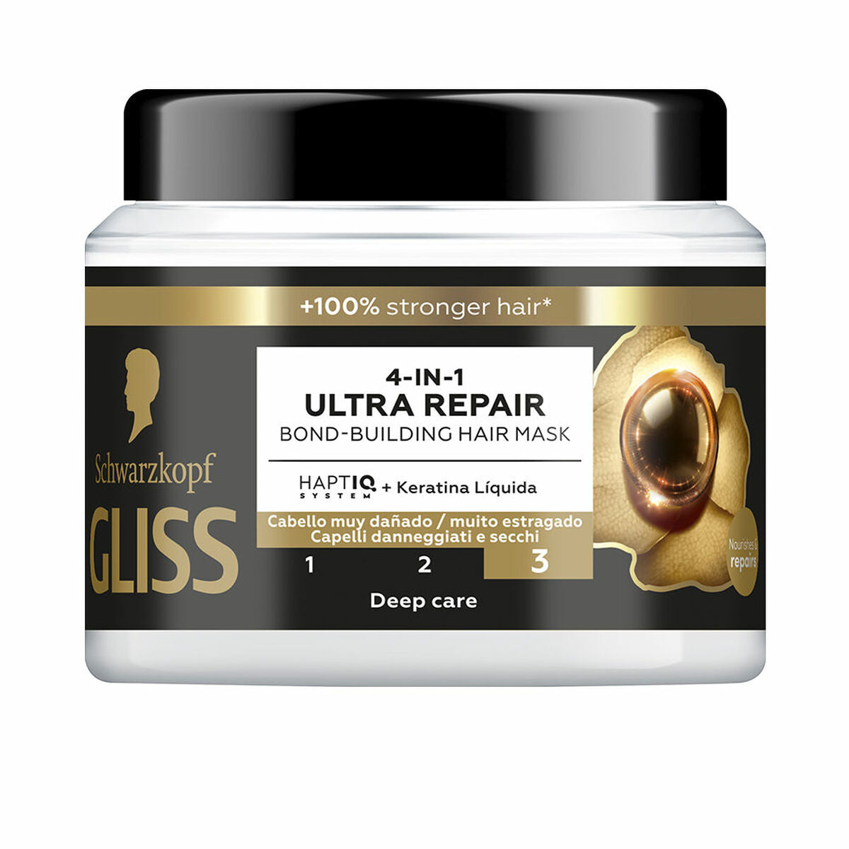 Hair Mask Schwarzkopf GLISS 400 ml hair mask packaging