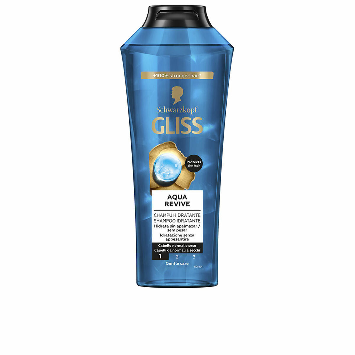 Restorative Shampoo Schwarzkopf GLISS AQUA REVIVE 400 ml shampoo bottle