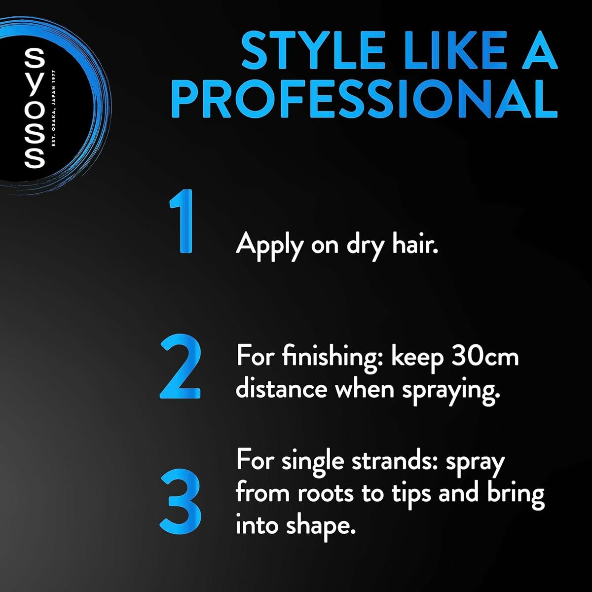 Flexible Hold Hairspray Syoss VOLUMEN 300 ml product packaging