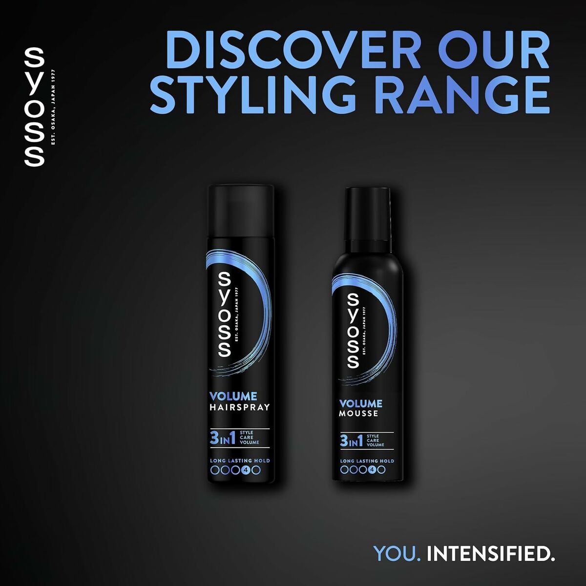 Flexible Hold Hairspray Syoss VOLUMEN 300 ml product packaging