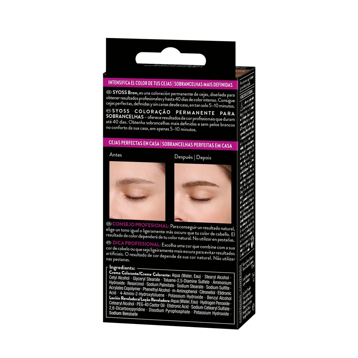 Eyebrow Pencil Syoss BROW TINT product packaging
