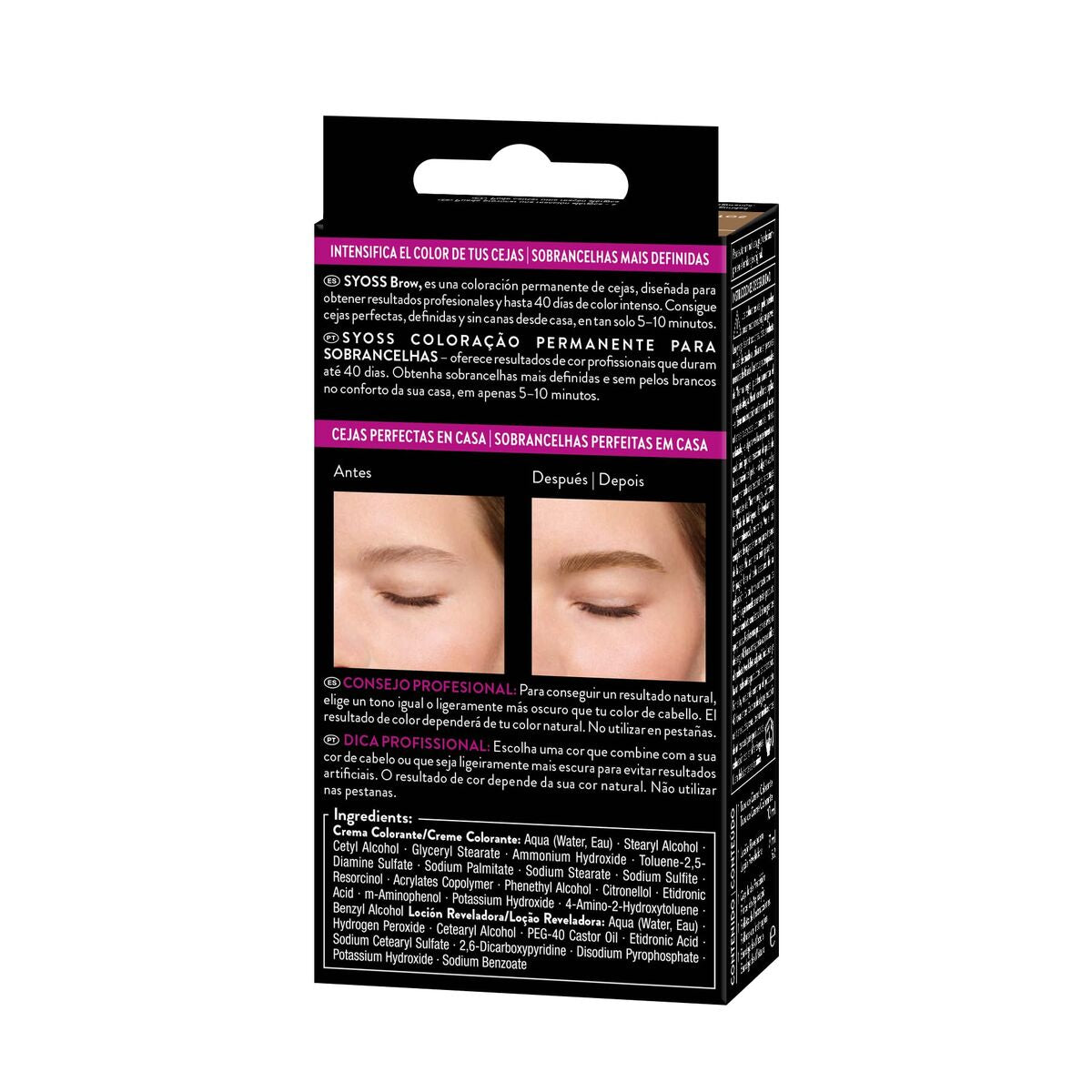 Eyebrow Pencil Syoss BROW TINT product packaging