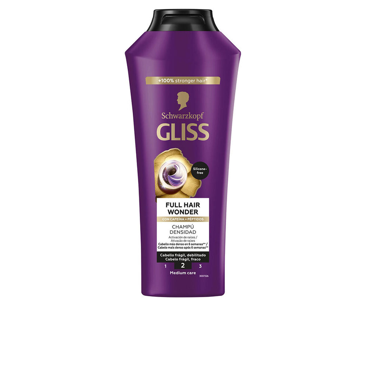 Thickening Shampoo Schwarzkopf GLISS 400 ml shampoo bottle
