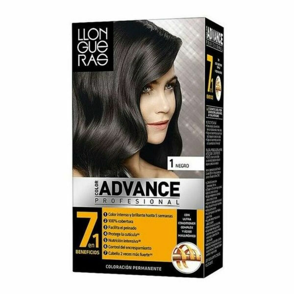Permanent Dye Llongueras product packaging