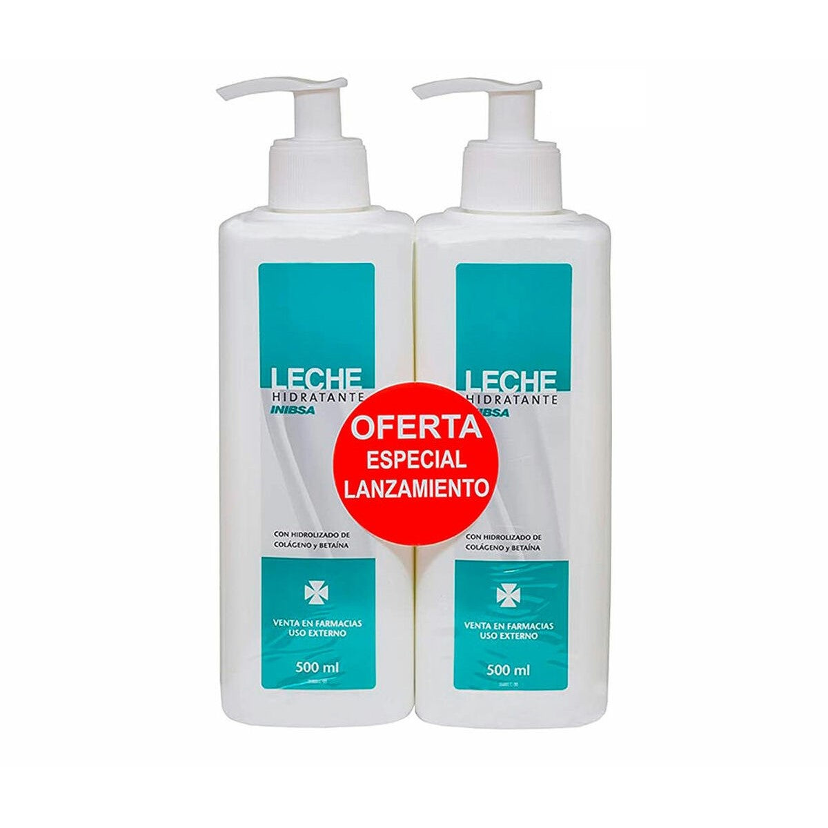 Moisturing Body Milk INIBSA Leche Hidratante 500 ml 2 x 500 ml product packaging