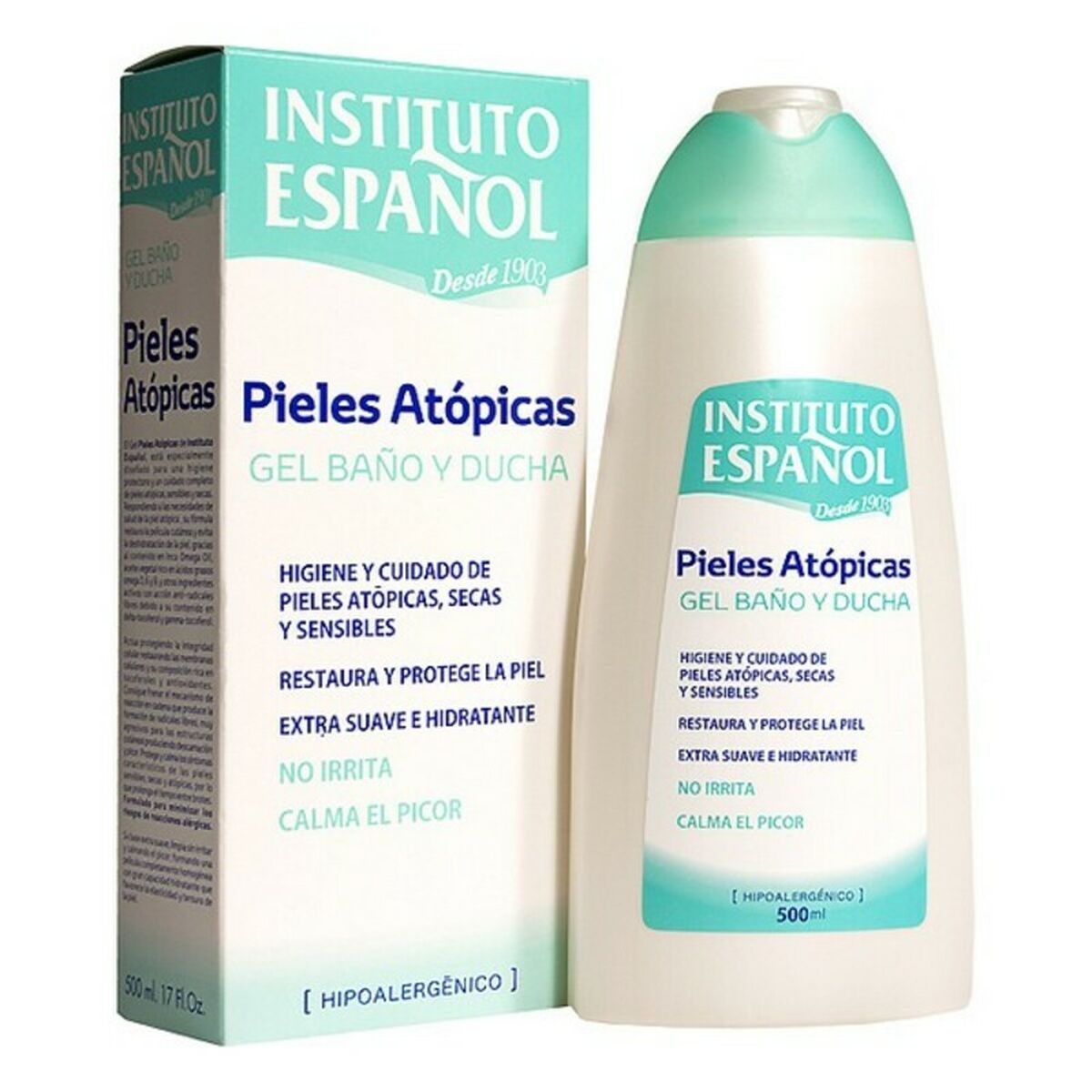 Shower Gel Instituto Español Piel Atópica 500 ml skincare packaging
