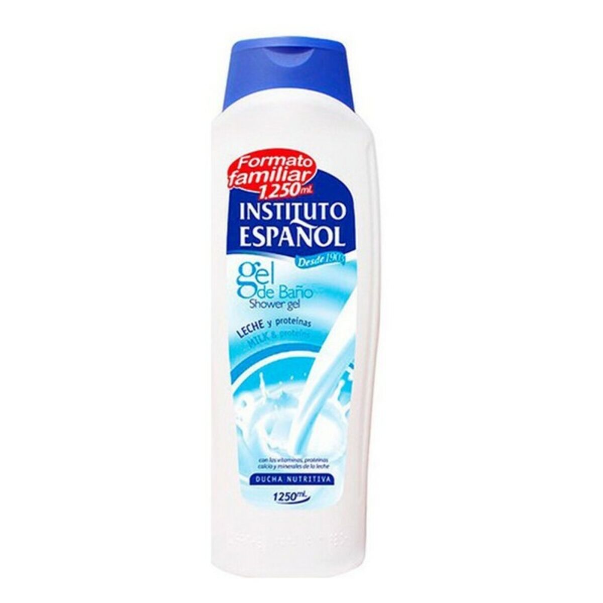 Shower Gel Leche Y Vitaminas Instituto Español (1250 ml) skincare packaging