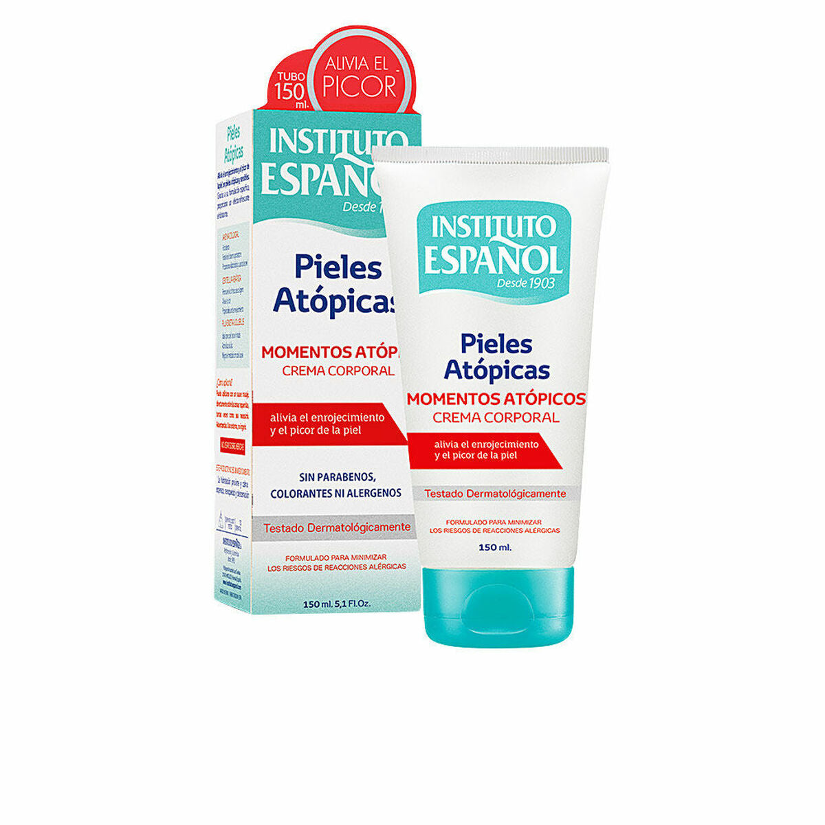Body Cream Instituto Español Piel Atópica Eczema 150 ml skincare packaging