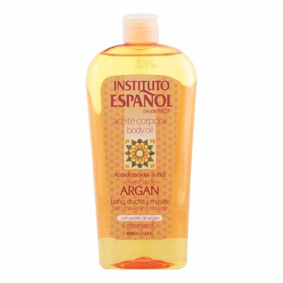Body Oil Argan Instituto Español Argan (400 ml) 400 ml product packaging
