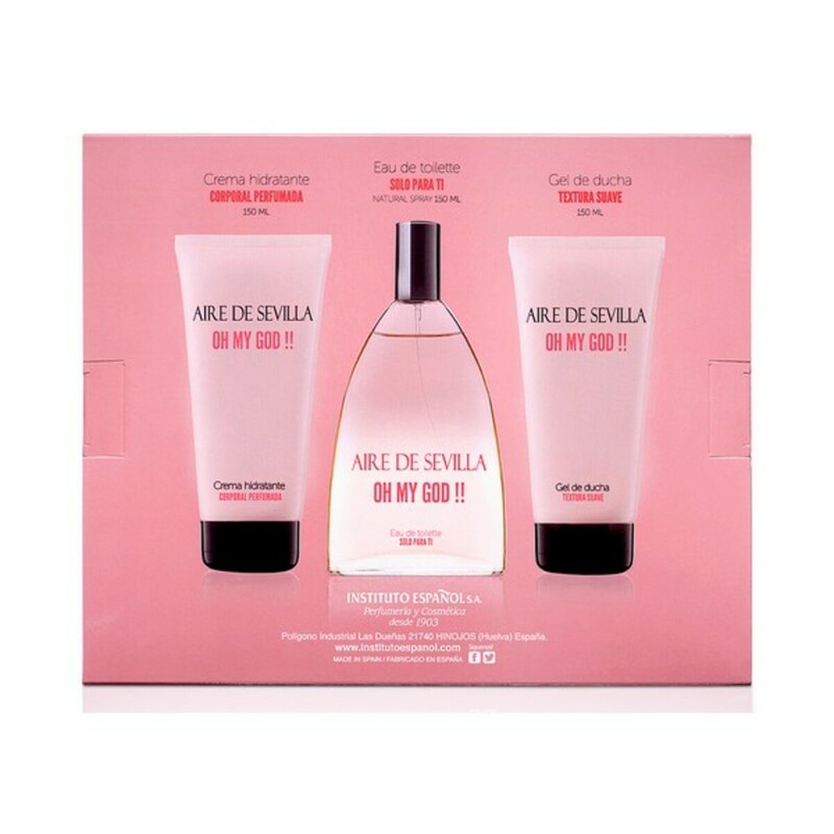 Women's Perfume Set Aire de Sevilla AIRE DE SEVILLA 3 Pieces for Women product packaging