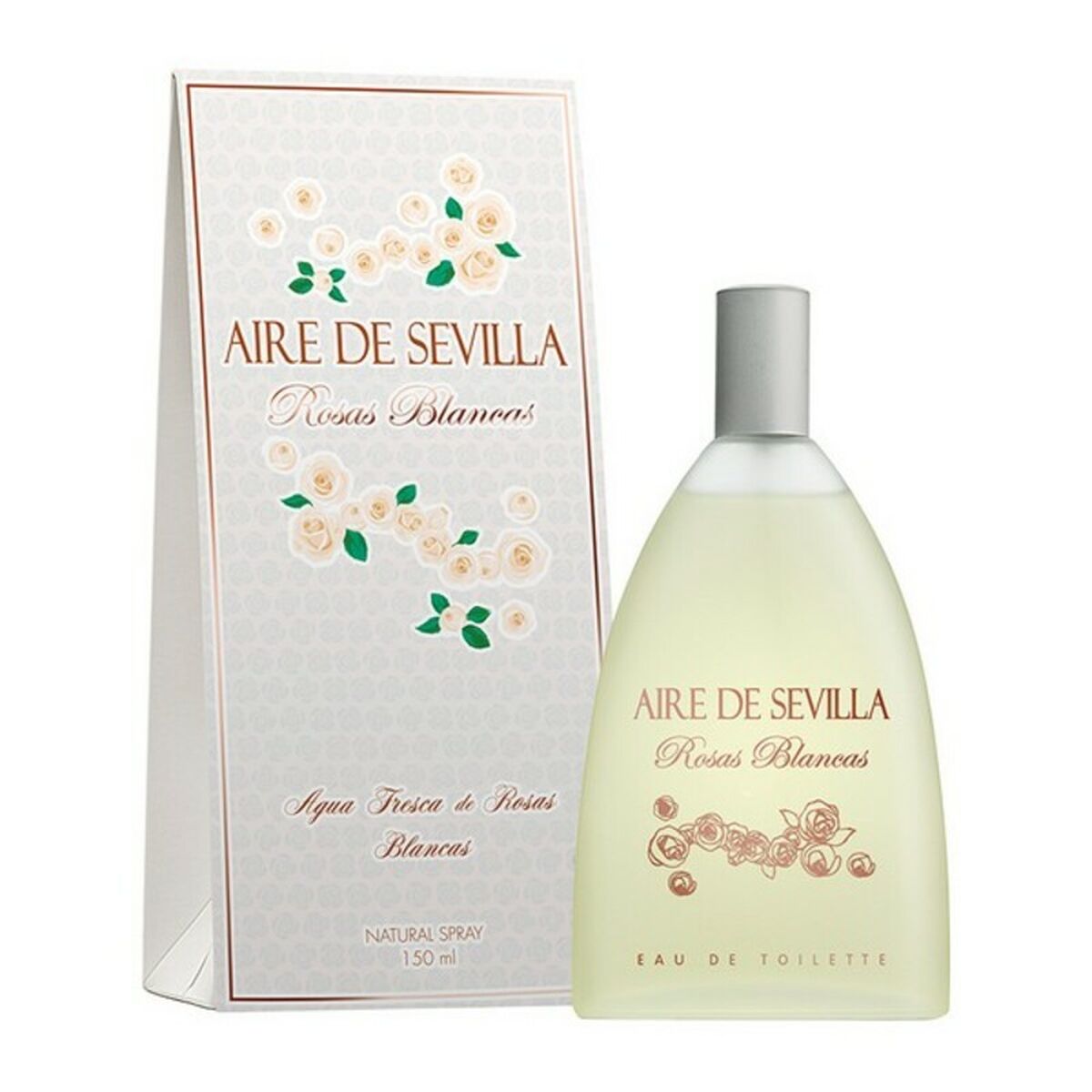 Women's Perfume Aire de Sevilla AIRE DE SEVILLA ROSAS BLANCAS EDT 150 ml for Women bottle