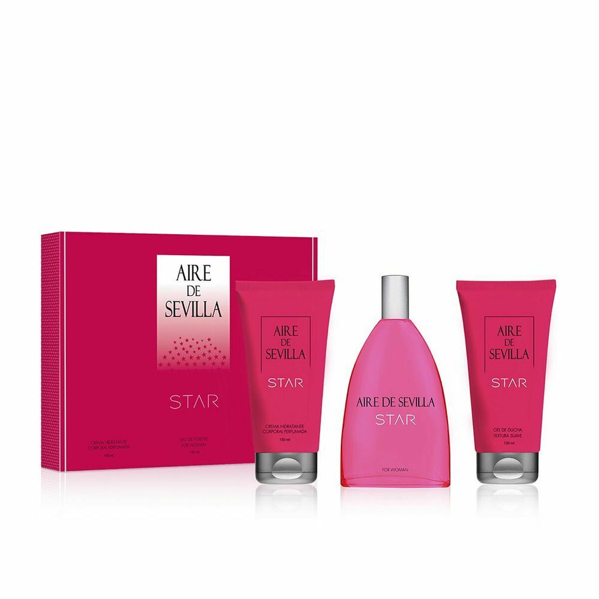 Women's Perfume Set Aire de Sevilla Star 3 Pieces for Women product packaging
