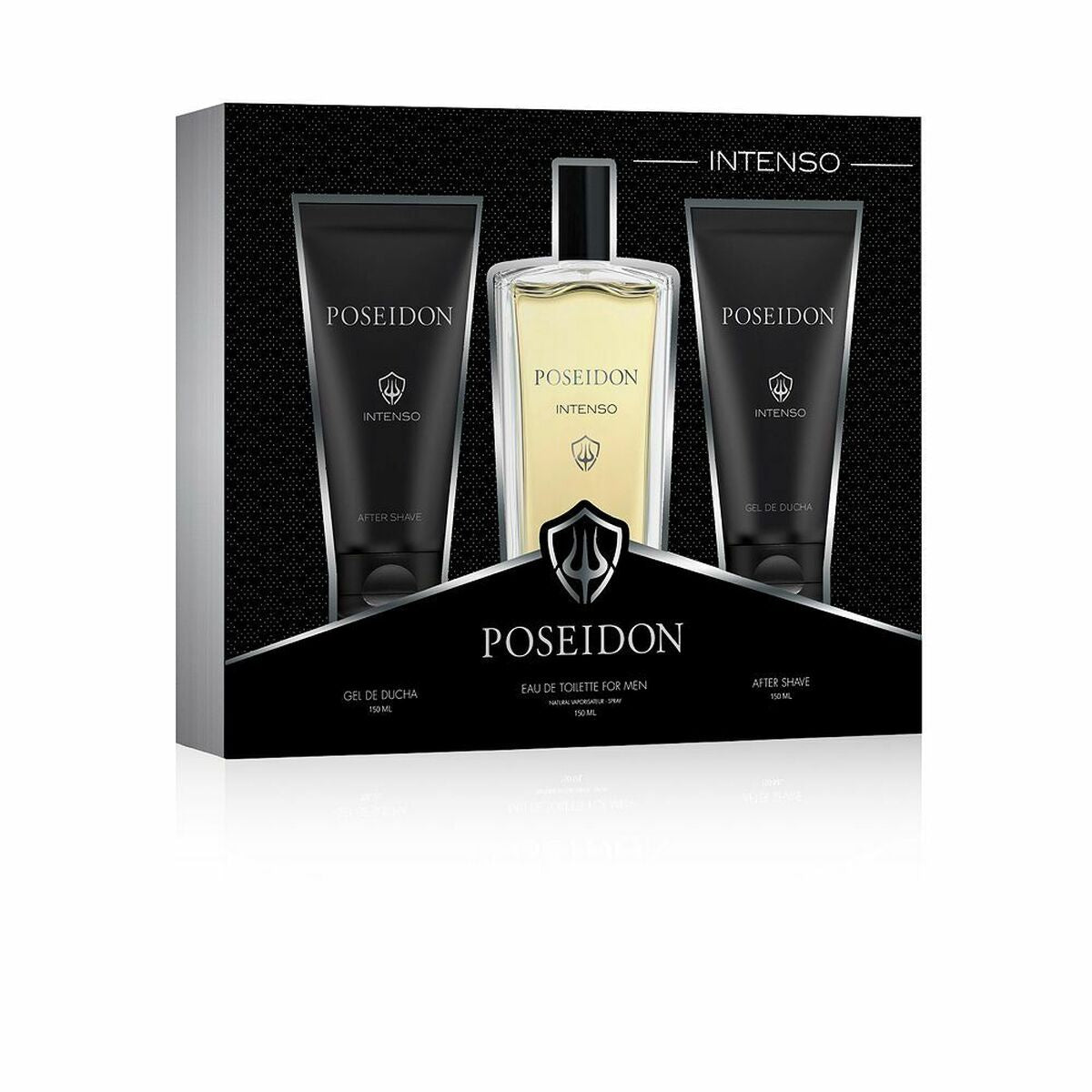 Men's Perfume Set Poseidon Intenso 3 Pieces for Men product packaging