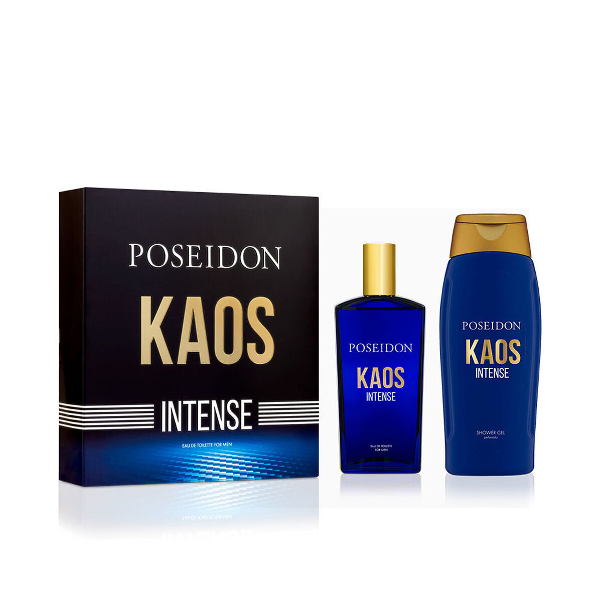 Men's Perfume Set Poseidon KAOS INTENSE 2 Pieces for Men product packaging