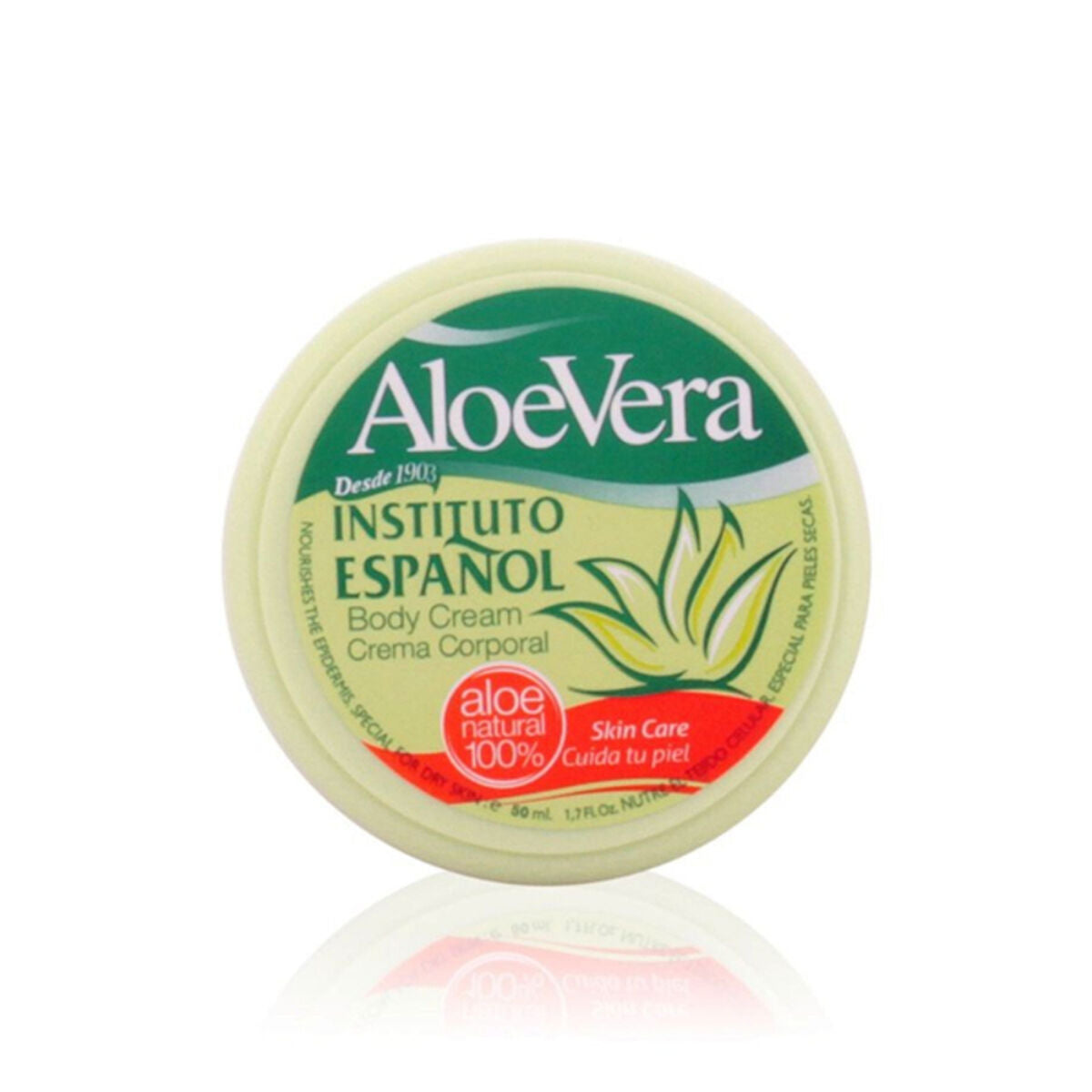 Moisturising Body Cream Aloe vera Instituto Español skincare packaging