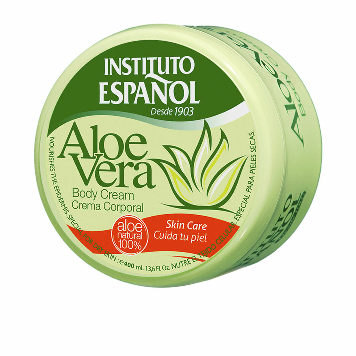 Moisturising Body Cream Aloe vera Instituto Español skincare packaging
