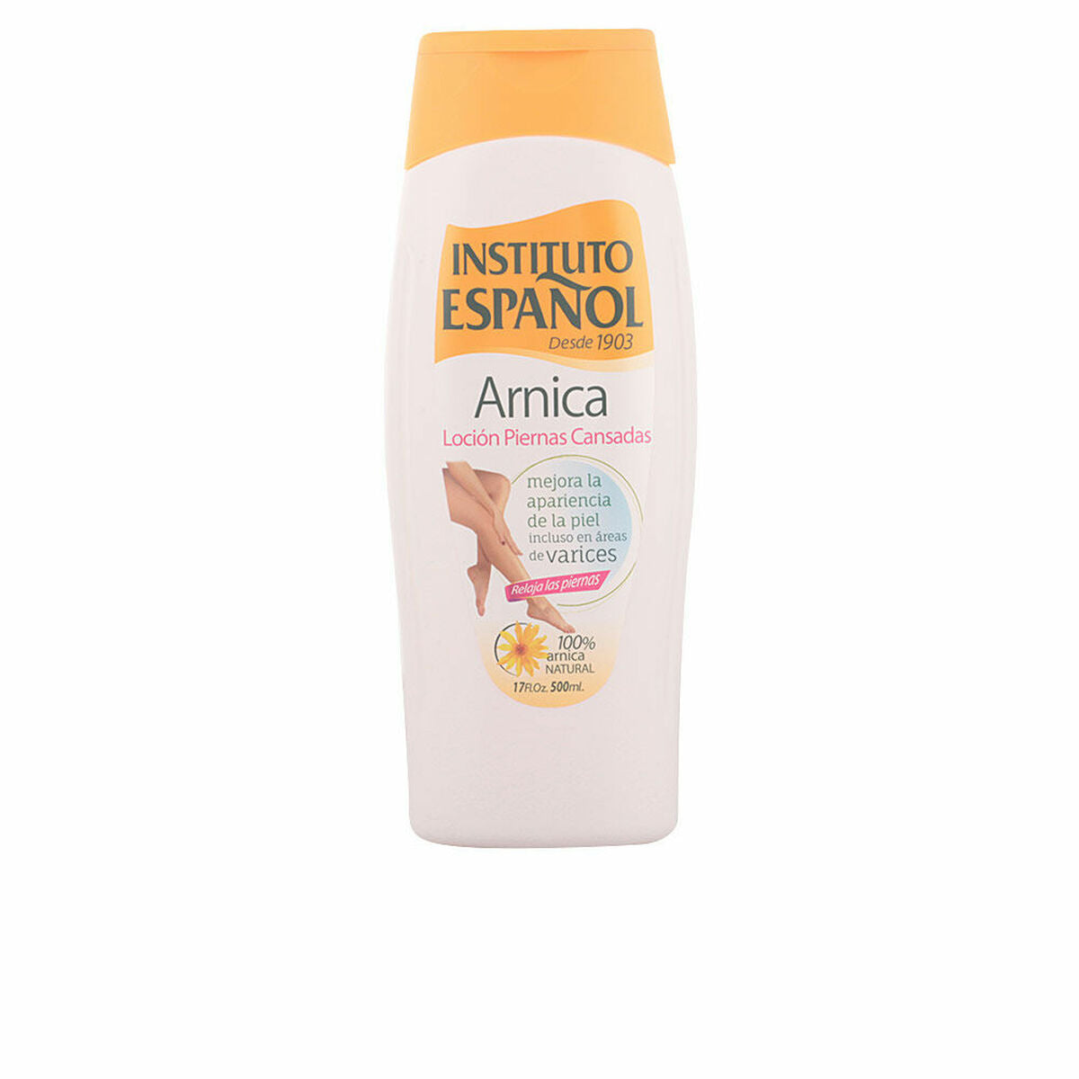 Body Cream Instituto Español Arnica Tired legs 500 ml (500 ml) skincare packaging