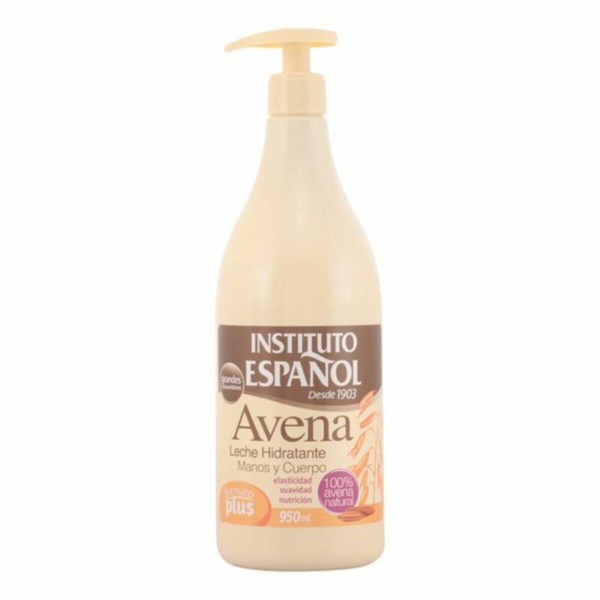 Body Milk Avena Instituto Español (950 ml) for Women product packaging