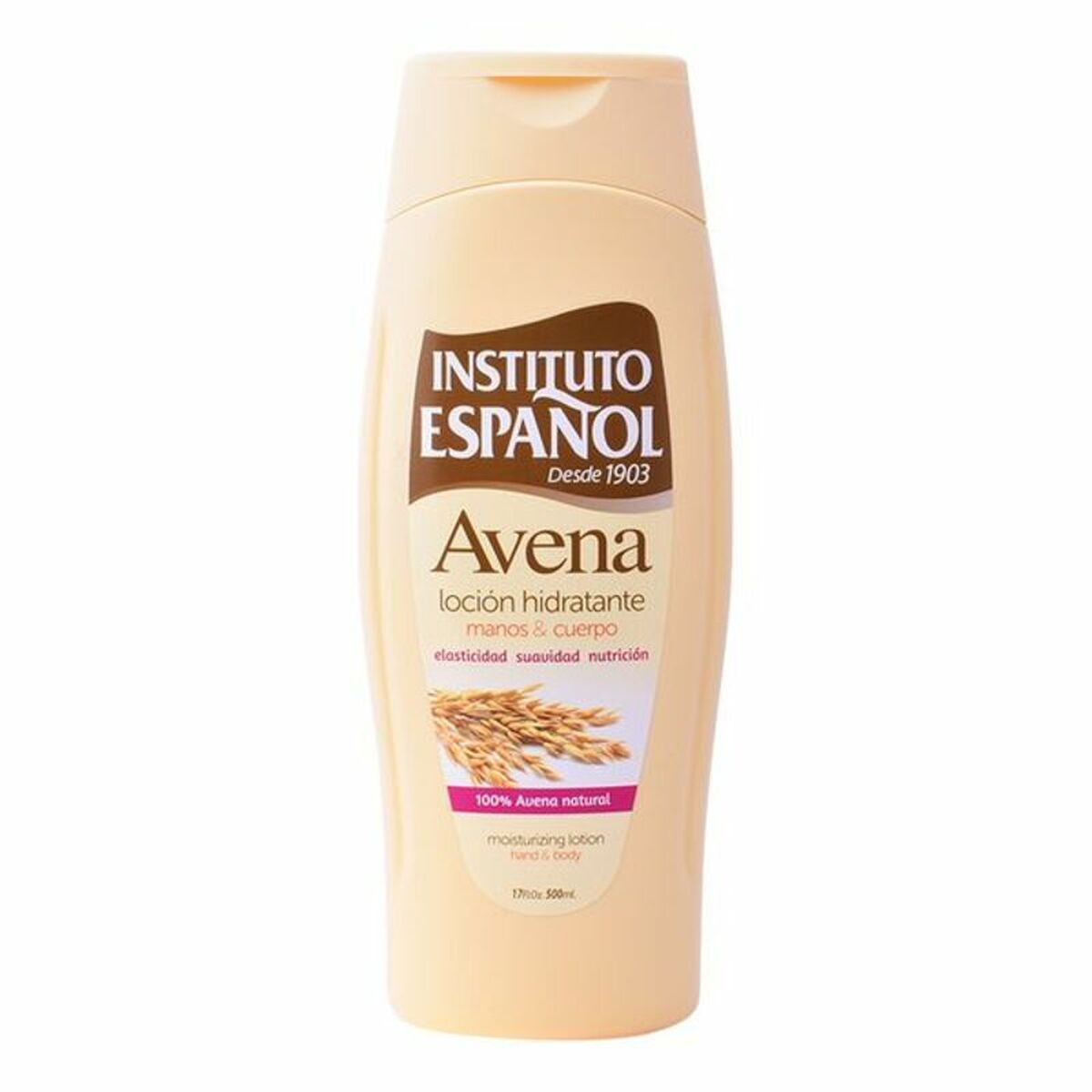 Moisturising Lotion Avena Instituto Español (500 ml) 500 ml skincare packaging