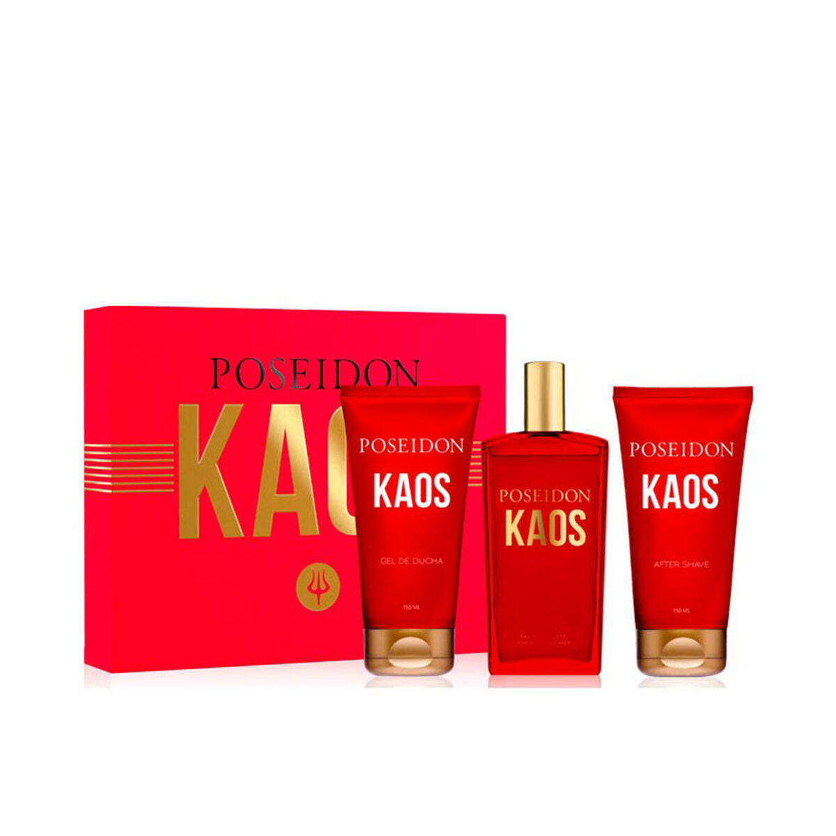 Men's Perfume Set Poseidon POSEIDON KAOS EDT 3 Pieces bottle