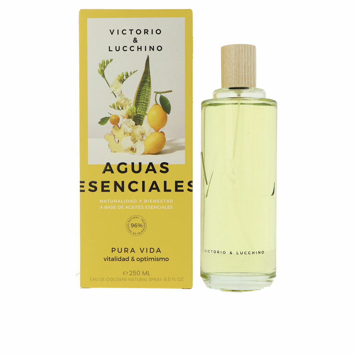 Women's Perfume Victorio & Lucchino Aguas Esenciales Pura Vida EDT 250 ml for Women bottle