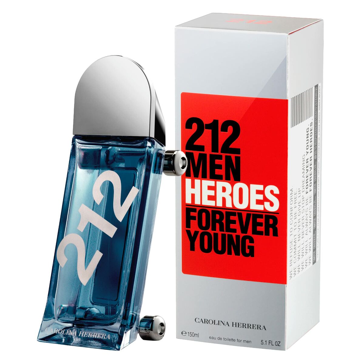 Men's Perfume Carolina Herrera 212 Men Heroes EDT 150 ml for Men bottle