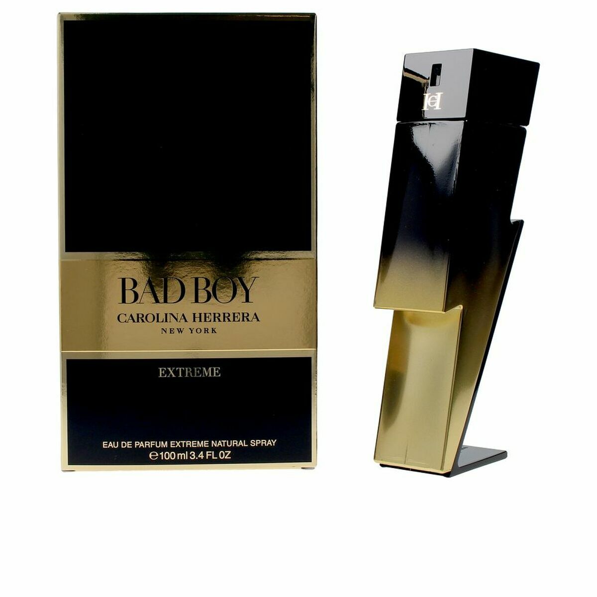 Men's Perfume Carolina Herrera Bad Boy Extrem EDP 100 ml for Men bottle
