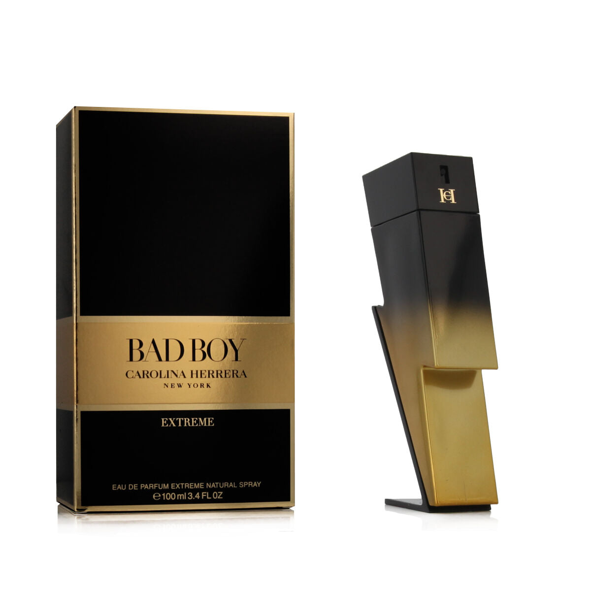 Men's Perfume Carolina Herrera Bad Boy Extrem EDP 100 ml for Men bottle