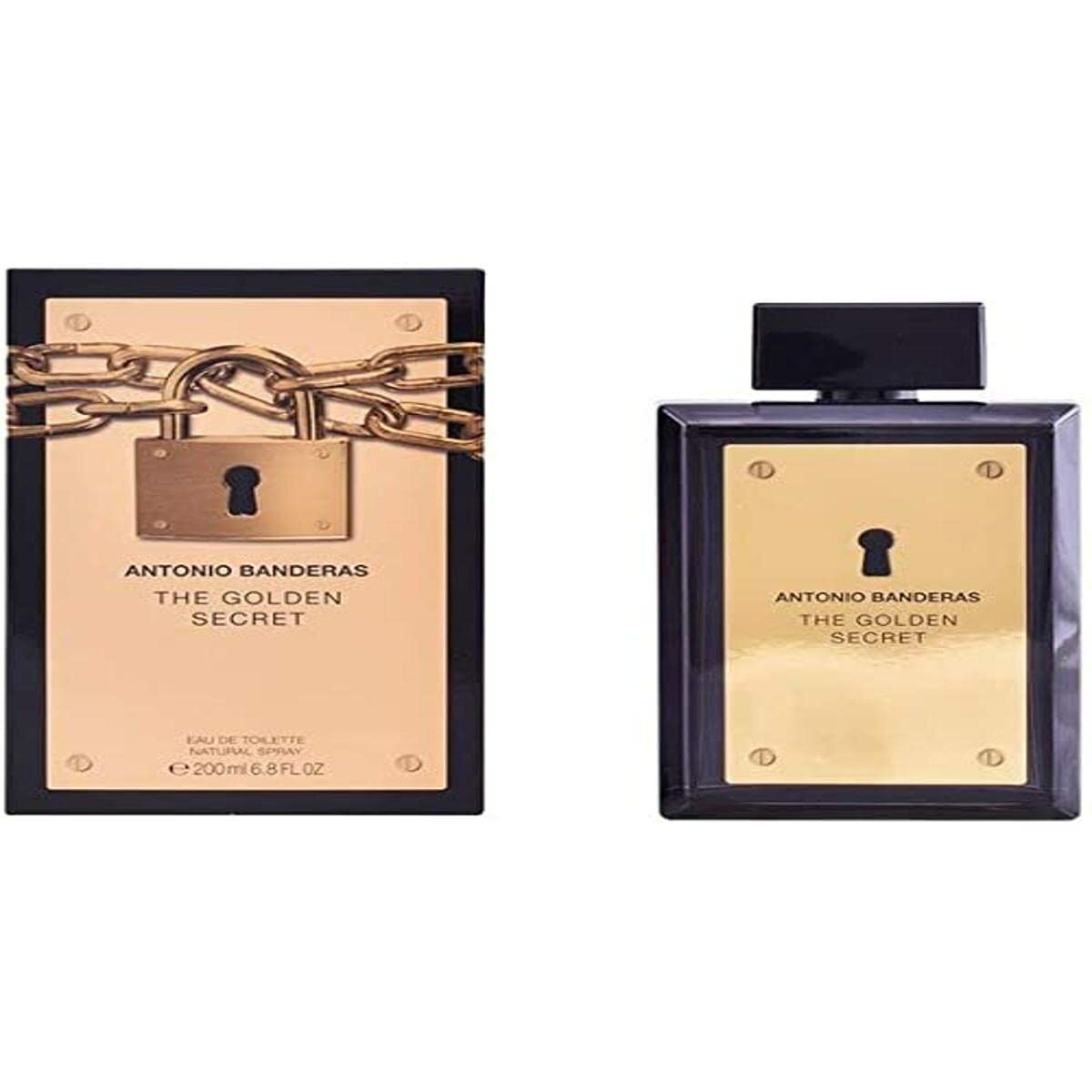 Unisex Perfume Antonio Banderas THE SECRET for Men product packaging