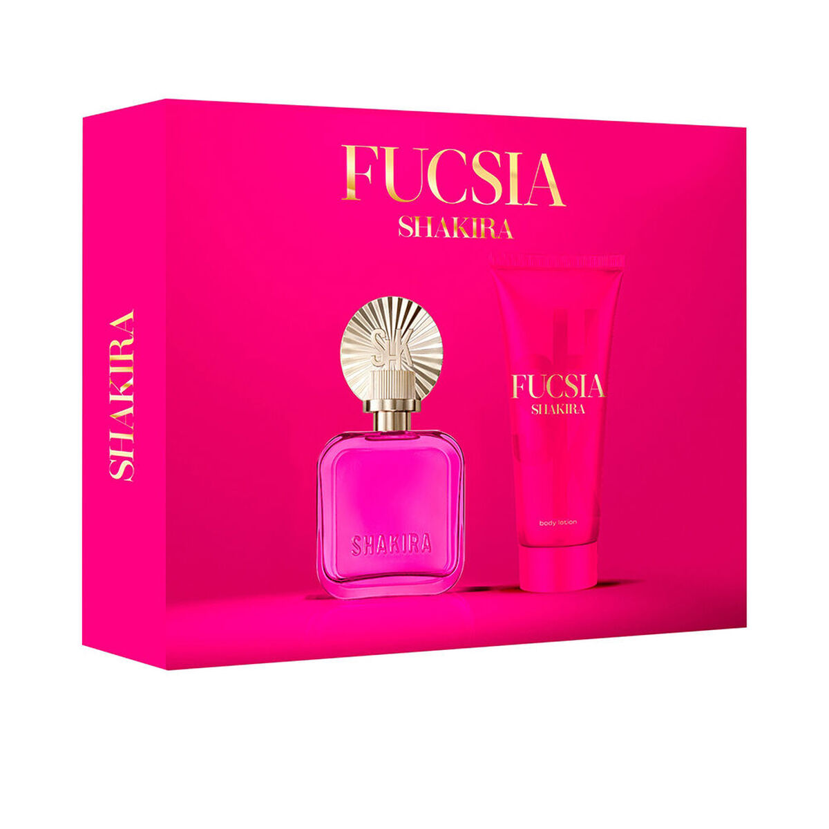 Women's Perfume Set Shakira FUCSIA 2 Pieces for Women product packaging