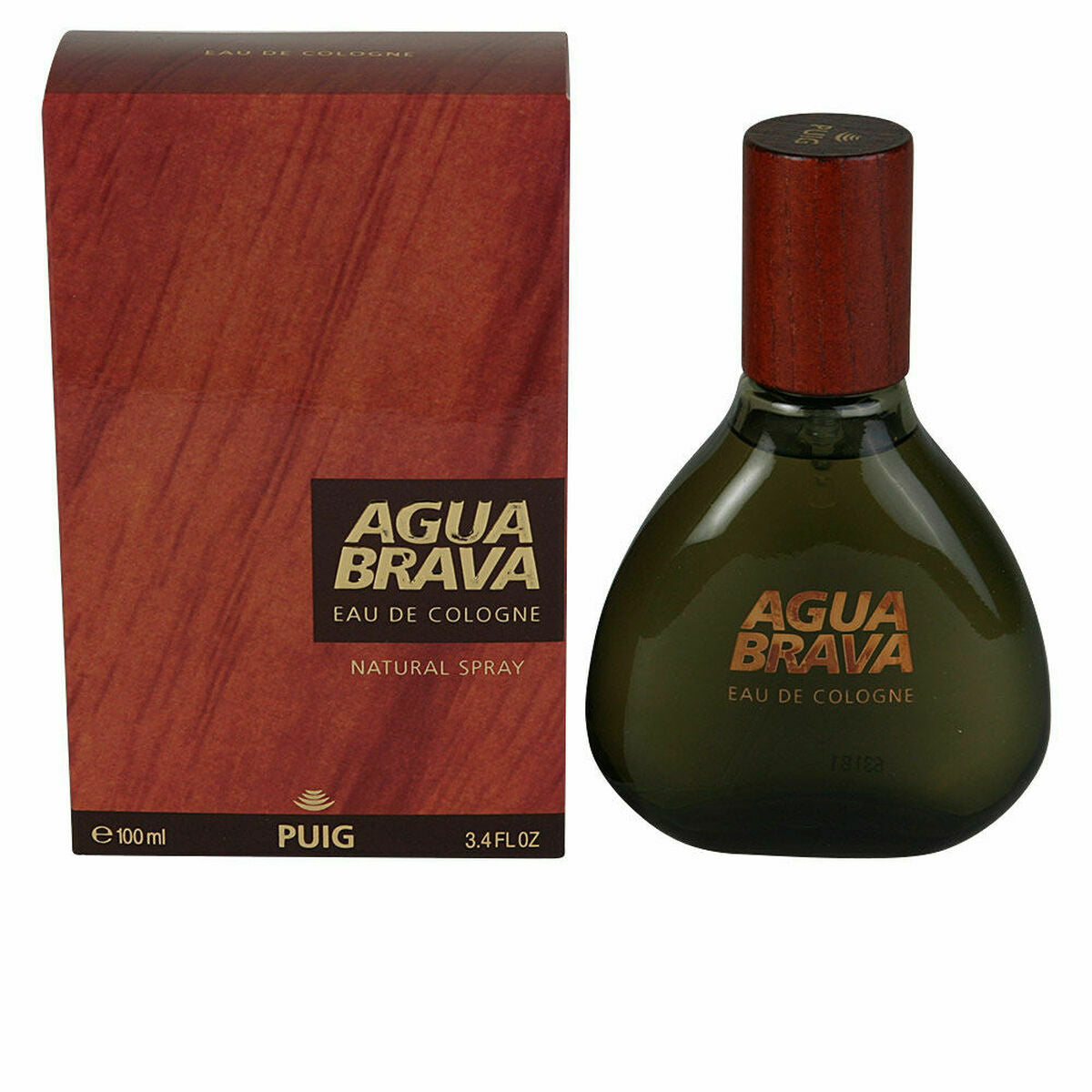 Men's Perfume Puig Agua Brava EDC 100 ml for Men product packaging