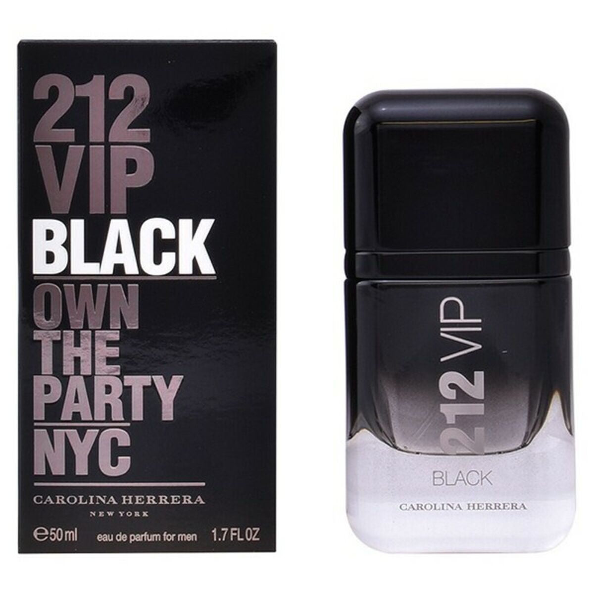Men's Perfume 212 Vip Black Carolina Herrera EDP bottle