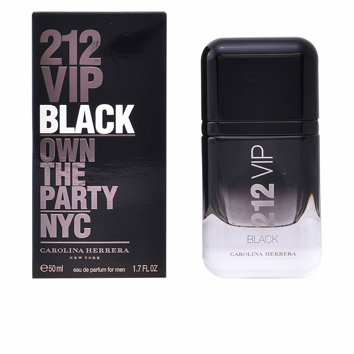 Men's Perfume 212 Vip Black Carolina Herrera EDP bottle