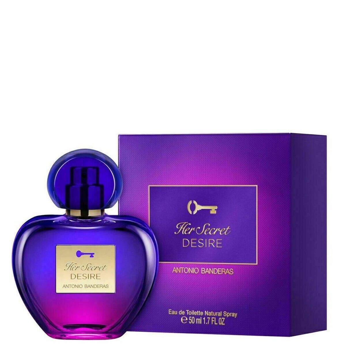 Women's Perfume Antonio Banderas Her Secret Desire 50 ml for Women product packaging