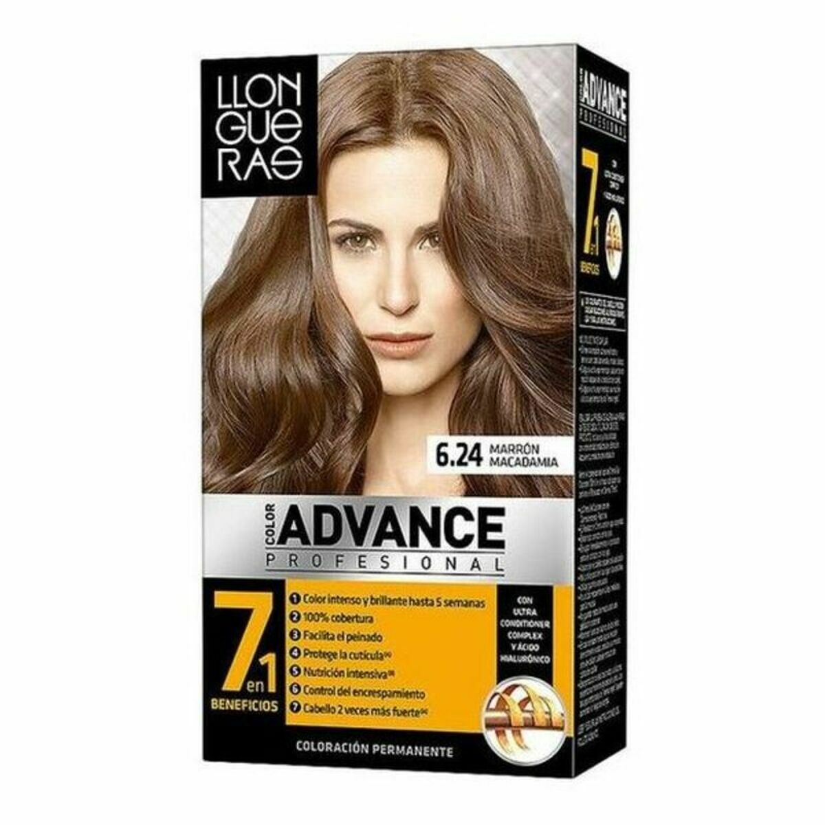 Permanent Dye Llongueras product packaging