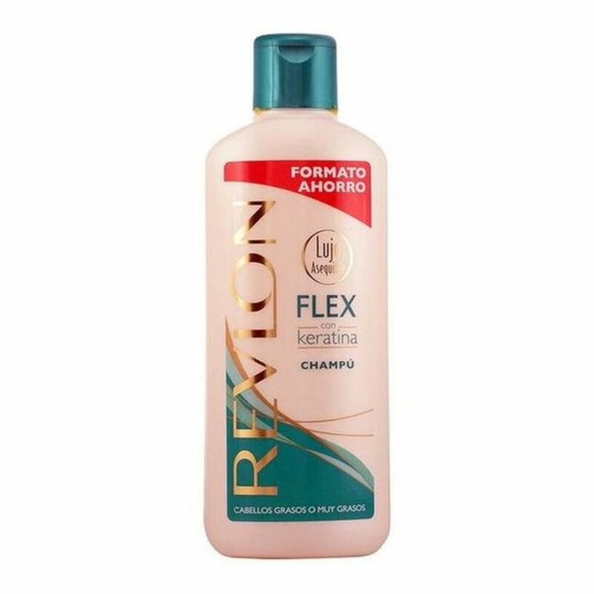 Anti-Grease Shampoo Revlon Flex Keratin 650 ml shampoo bottle