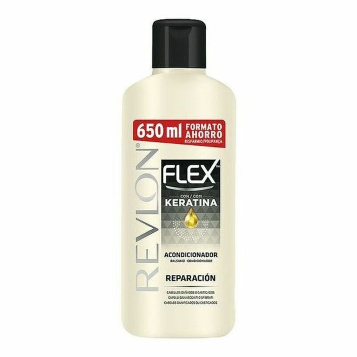 Keratine Conditioner Revlon Flex Keratin 650 ml conditioner bottle