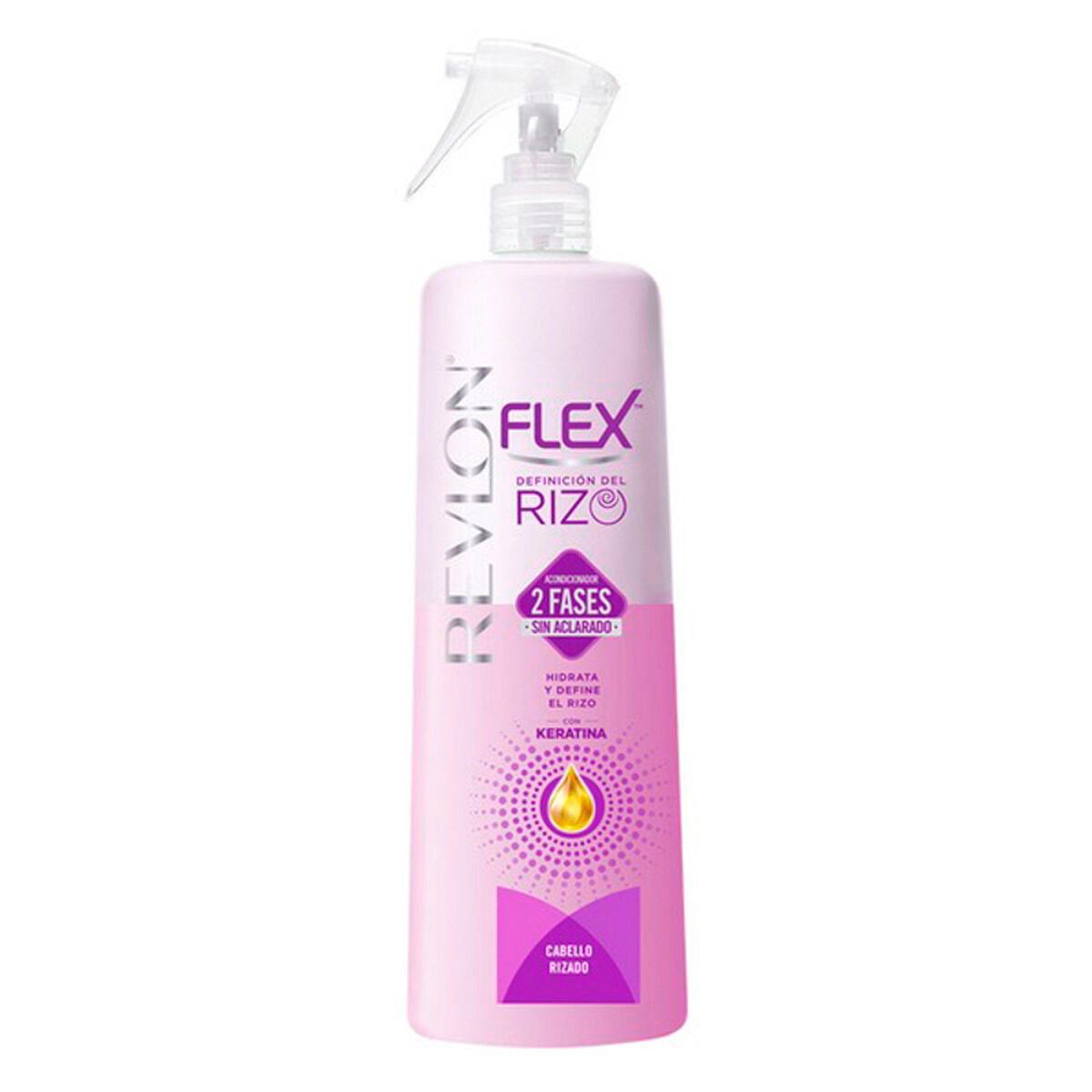 Defined Curls Conditioner Revlon Flex Fases 400 ml for Women conditioner bottle