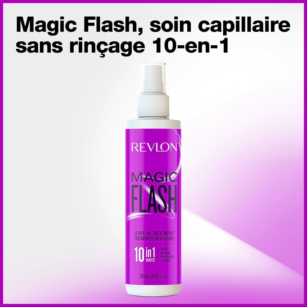 Non-Clarifying Conditioner Revlon Magic Flash 200 ml 10-in-1 conditioner bottle