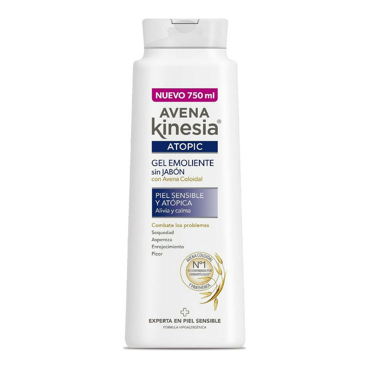 Shower Gel Without Soap Avena Kinesia Avena Topic 750 ml skincare packaging