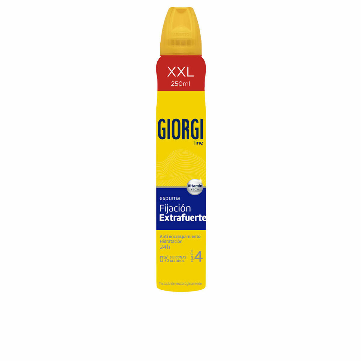 Styling Mousse Giorgi Fijación Extrafuerte 250 ml Extra strong product packaging