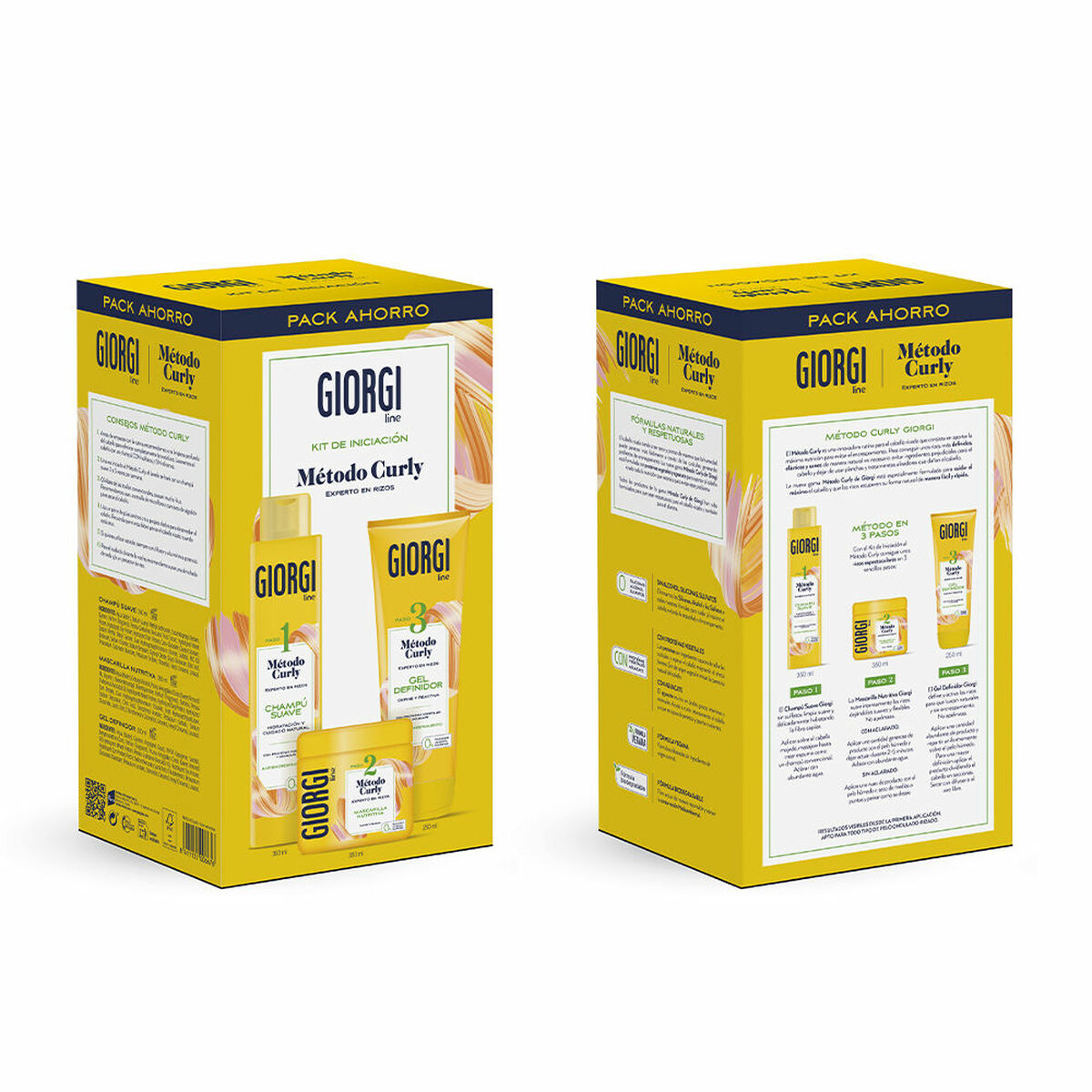 Hair Dressing Set Giorgi Curly 3 Pieces product packaging