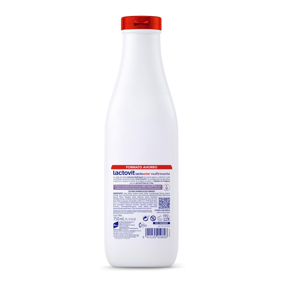 Shower Gel Lactovit LACTO-UREA 750 ml for Women skincare packaging