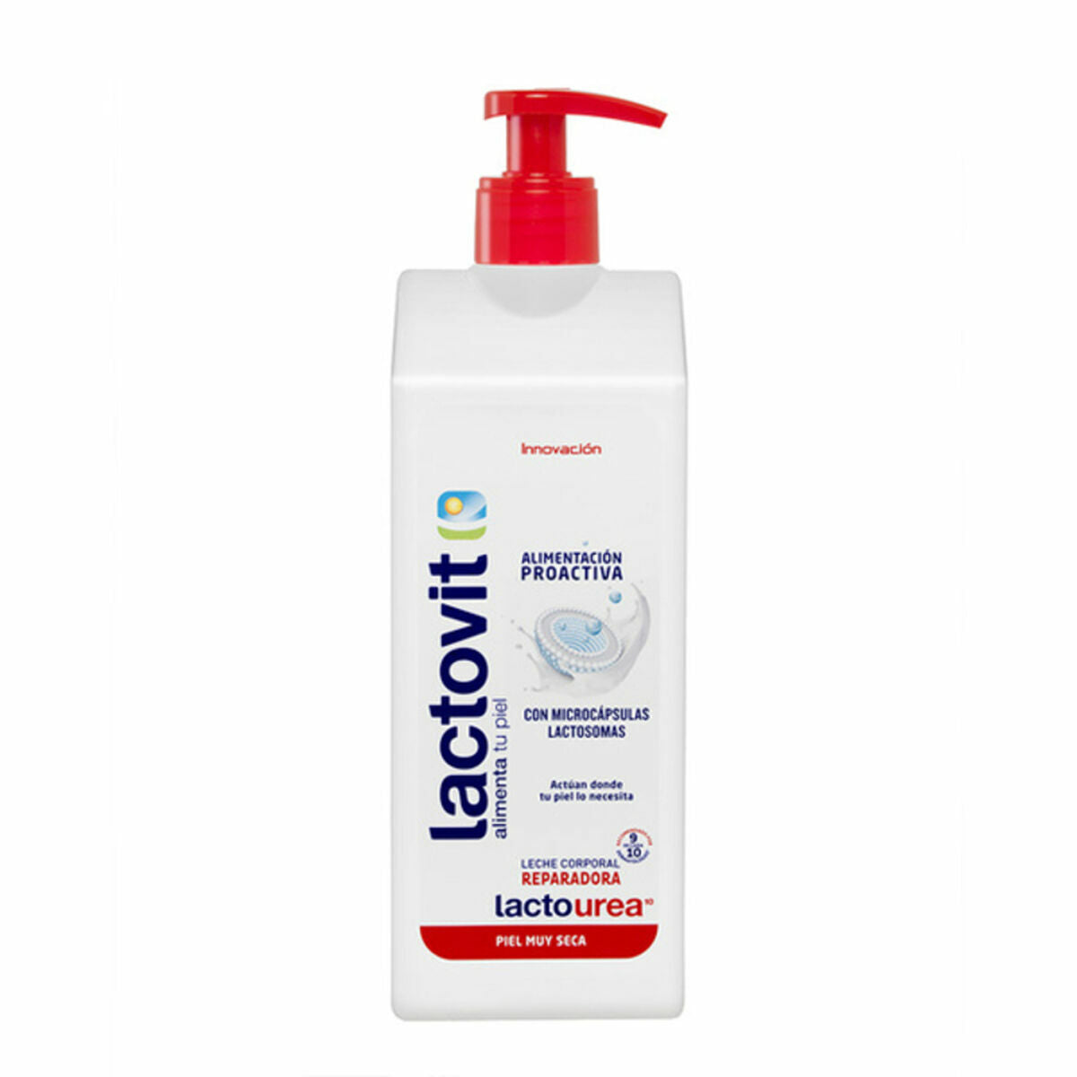 Moisturising Milk Lactovit Urea Reparadora 400 ml product packaging