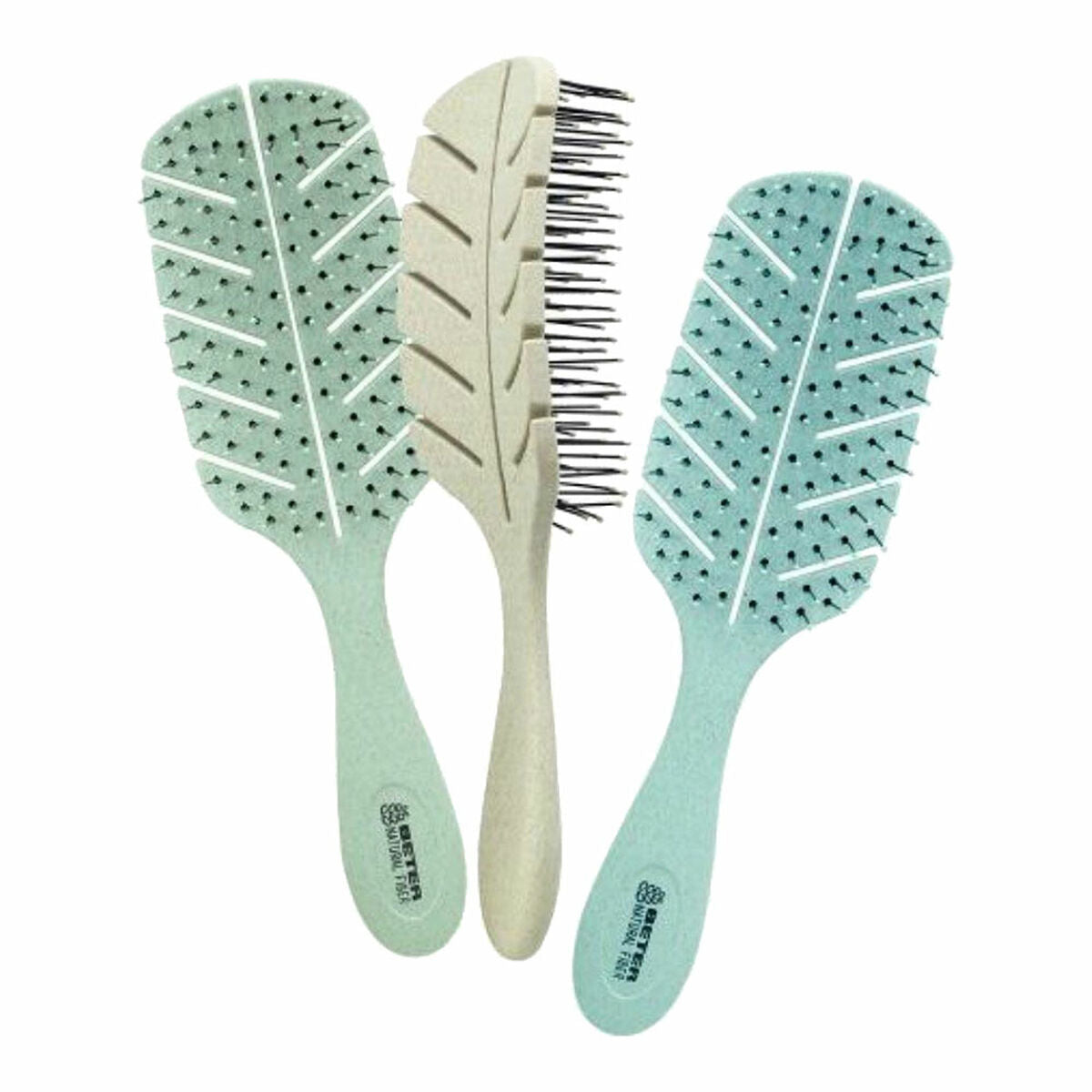 Detangling Hairbrush Beter Natural Fiber Natural Fibre product packaging
